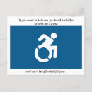 Buscar silla de ruedas postales Discapacidad