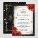 Buscar negro blanco rojo invitaciones Para ella