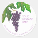 Buscar uvas pegatinas Vino
