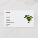 Buscar el brasil tarjetas de visita Brasileño