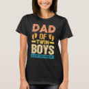 Buscar padre de gemelos camisetas Vintage