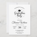 Buscar elegante invitaciones graduacion Graduación de escuela secundaria