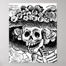 Buscar estampado de flores blanco y negro posters Vintage