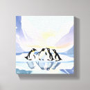 Buscar pingüino lindo lienzos Navidad