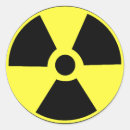 Buscar radiactivo pegatinas Blanco