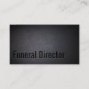 Buscar funeral director tarjetas de visita Cementerio