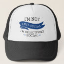 Buscar antisocial gorras Divertido