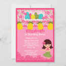 Buscar del chica de hula invitaciones Flor