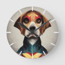Buscar barba relojes de pared Perro