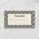 Buscar versátil tarjetas de visita Artístico