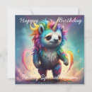 Buscar sloth tarjetas Arco iris
