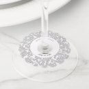 Buscar elegante identificadores de copas Blanco