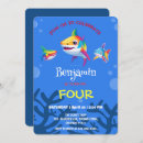 Buscar tiburón invitaciones Colorido