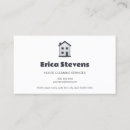 Buscar limpieza profesional tarjetas de visita Simple