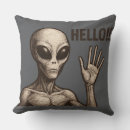 Buscar extraterrestre cojines Retro
