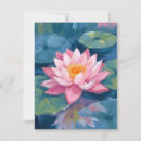 Buscar flor de loto tarjetas Rosa