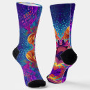 Buscar vibrantes calcetines Morado