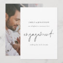 Buscar photo engagement invitaciones Blanco y negro