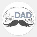 Buscar el mejor bigote pegatinas Mejor padre nunca