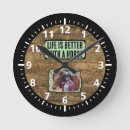 Buscar fondo madera de relojes de pared Blanco