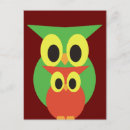 Buscar búho rojo postales Caprichoso