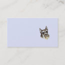 Buscar schnauzer tarjetas de visita Lindo