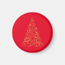 Buscar árbol de navidad imanes Rojo