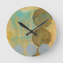 Buscar marrón oscuro relojes de pared Abstracto