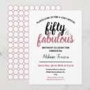Buscar fiesta fabulosa invitaciones 50 cumpleaños Oro rosa