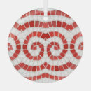 Buscar círculo adornos Rojo