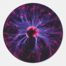 Buscar electricidad pegatinas Morado