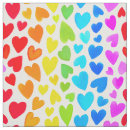 Buscar corazones del arco iris telas Colorido