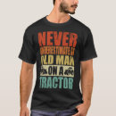 Buscar tractor viejo camisetas Nunca