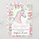 Buscar unicornio púrpura invitaciones 5 º ducha