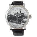 Buscar ferroviario relojes Tren de vapor