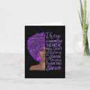 Buscar mujeres fuertes tarjetas Morado