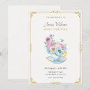 Buscar taza de té invitaciones Mariposa