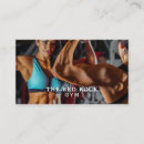 Buscar culturista tarjetas de visita Boxeo