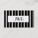 Buscar pinstripe tarjetas de visita Negro