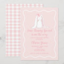 Buscar conejitos blancos invitaciones Para ella