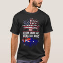Buscar bandera australiana camisetas Americano