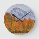 Buscar álamo relojes de pared Otoño