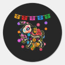 Buscar cráneo pintado pegatinas Luces de cadena