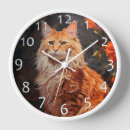 Buscar maine coon relojes de pared 9 º gata