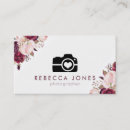 Buscar fotografía floral tarjetas de visita Cámara