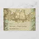 Buscar búho tarjetas rsvp Vintage