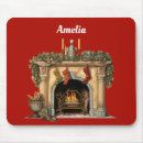 Buscar chimenea alfombrillas de raton Vintage