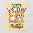 Buscar perro del dibujo animado postales Para ella