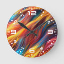 Buscar arte abstracto relojes de pared Colorido