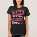 Buscar clarinete bajo camisetas Para ella